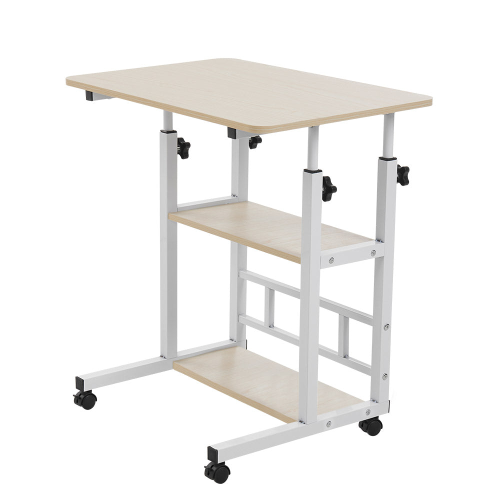 Height Adjustable Mobile Overbed Table with Wheels, SC2101 (Ver.2 ...