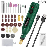 39Pcs 18W Mini Cordless Rotary Tool Kit with 3 Speeds, GT140034