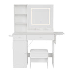Dressing Table with LED Illuminated Mirror, FB250013FB250014