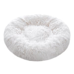 Livingandhome Calming Round Donut Plush Dog Cuddler Bed, SW0609