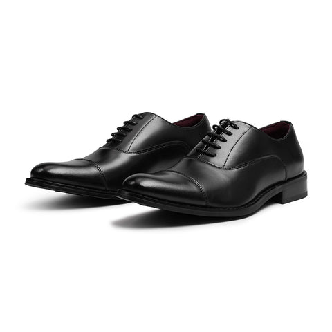 Low-Top Lace-Up Leather Dress Shoes with Pointed Toe, CS300042 (Ver.2)