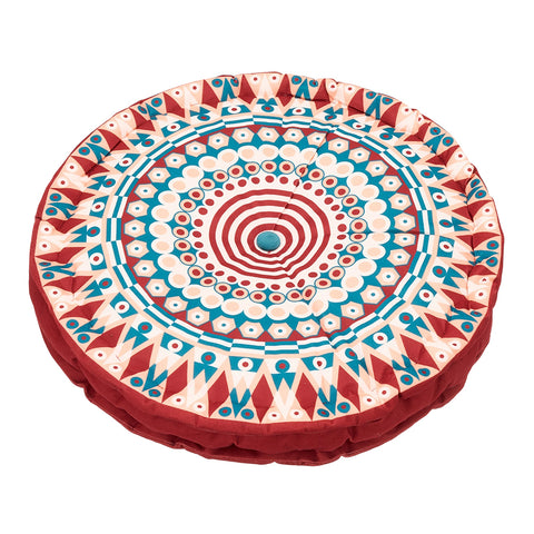 Round Bohemian Tatami Seat Cushion, HT070154