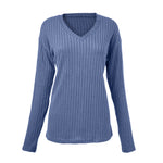 2 Piece V-Neck Knit Loungewear Set, CC061233 (Ver.2)