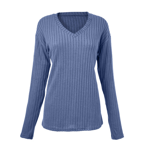 2 Piece V-Neck Knit Loungewear Set, CC061233 (Ver.2)