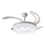 Dimmable Ceiling Fan Light with Remote and Retracted Blades, LG1660 (Ver.2)