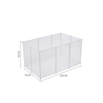 10 Panels Portable Clear Pet Playpen Fence for Outdoor and Indoor Use, CT0643 (Ver.2)