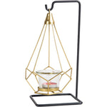 Livingandhome Nordic Wedding Metal Candle Holder Stand Home Decoration, WH0162