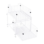 2-Tier Under-Sink Storage Rack Sliding Drawer Organizer for Kitchen & Bathroom, WM0080 (Ver.2)