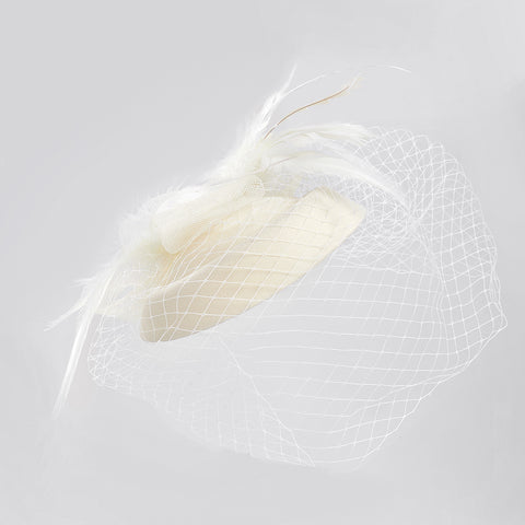 Vintage Feather Veil Fascinator with Headband, CA290040 (Ver.2)
