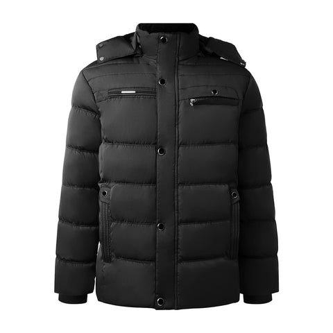 Warm Zip-Up Jacket with Detachable Hood, CC290616