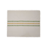Cotton-Linen Look Tablecloth with Tassels, HF390251