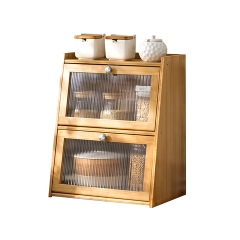 Bamboo Storage Cabinet for Kitchen Counter, HS320034