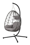 Hanging Chair with Stand and Cushion, WB0160