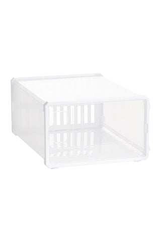 12 Pack Dustproof Plastic Shoe Storage Box, LY0113