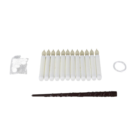 12pcs Decorative Flameless Floating Candles With Magic Wand Remote, IF540182