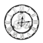 Retro Non-Ticking Gear Wall Clock, HF1071