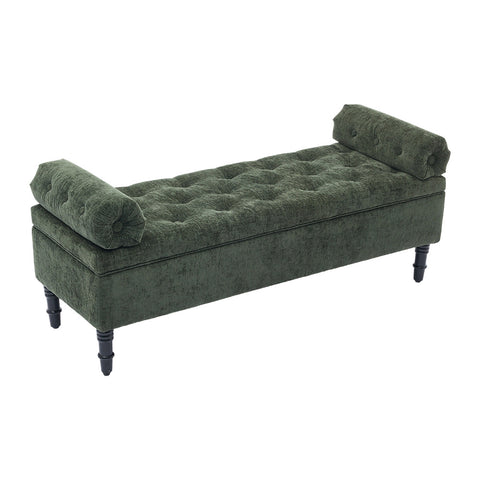 Chenille Upholstered Storage Bench, FL050094 (Ver.2)