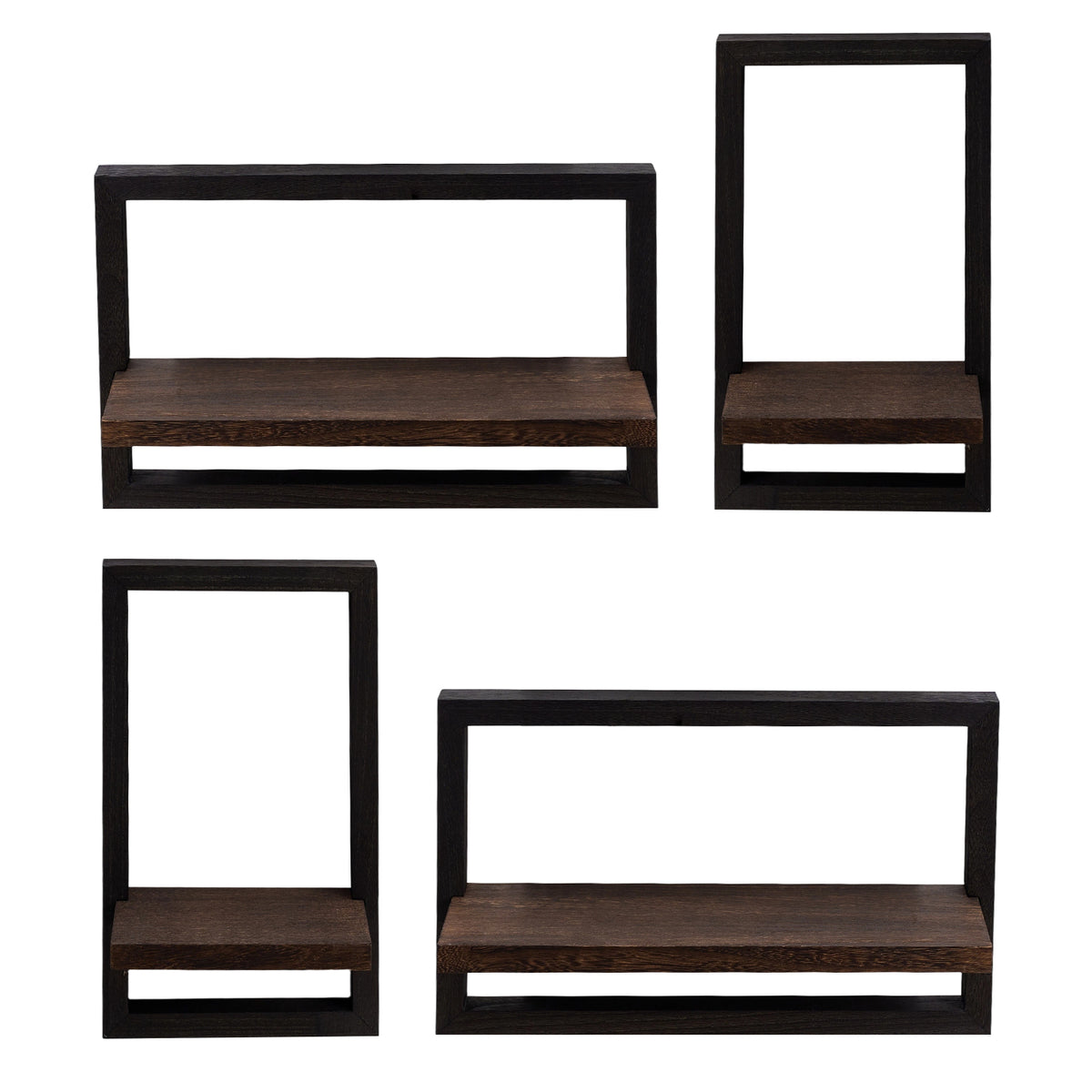 Set of 4 Wall-Mounted Floating Shelves, FL590004 (Ver.2) – EVER STRONG