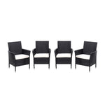 Set of 4 Rattan Chairs Garden Furniture, LG1784 (Ver.2)