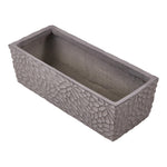 Cement Planter Flower Pot with Drainage Holes, WB0275