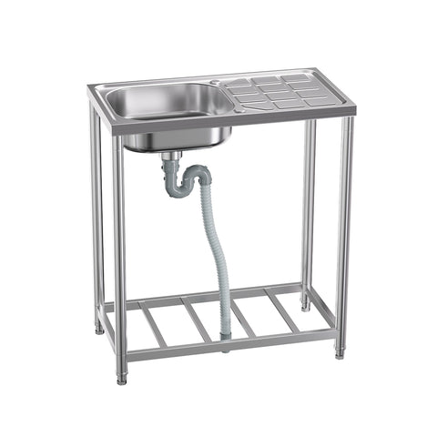Free Standing Stainless Steel Single Bowl Sink, AI1594 (Ver.2)