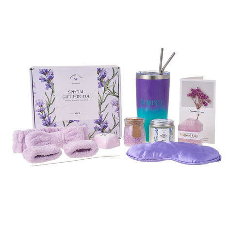 Lavender-Scented Spa Bath Gift Set, BW350007