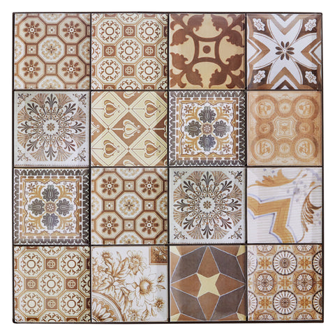 12Pcs Self-Adhesive Wall Tile Stickers, SP3059