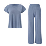 2-Piece Casual Outfits Knitted Lounge Set, CC060557