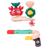 Wall-Mounted Crab Bath Toy Track Game Set for Kids, TE090138