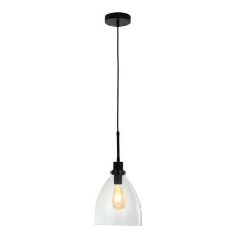 Livingandhome Modern Style Glass Single Light Pendant Light, FI0694