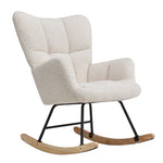 Livingandhome Tufted Upholstered Rocking Chair, XY0663