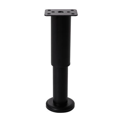 4er-Set Höhenverstellbare Möbelbeine aus Metall, Schwarz – Ersatzfüße für Schrank, Tisch  DIY-Projekte [Möbelbein 4er-Set Schwarz Metall höhenverstellbar 12–18 cm für Schrank und Tisch], FA150001(DE)