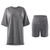 Comfortable Short Sleeve Loungewear Set, CC061728