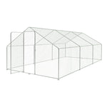 Metal Walk-in Chicken Coop Run with PE Tarpaulin, XD0028 (Ver.2)