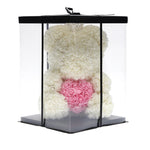 Rose Teddy Bear Doll with Gift Box and Lights, SC0586
