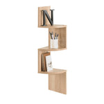 Livingandhome Hängeregal 3 Ebenen Holz Braun 19,5/19,5/81 cm [REGAL Holz Braun 19,5/19,5/81 cm 3 Ebenen], FL070005(DE)