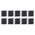 10 PCS Peel and Stick Marble Wall Tile Stickers, SW1121 (Ver.2)