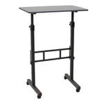 Height Adjustable Mobile Laptop Desk with Wheels, FO570039