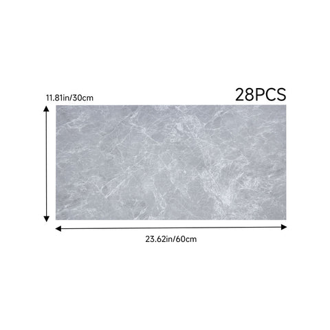 28Pcs 60x30cm Realistic Stone Texture Self Adhesive PVC Flooring, LG1563 (Ver.2)