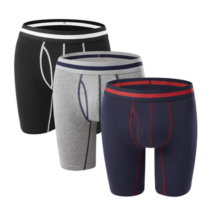 3Pcs Cotton Boxer Briefs Set, CC290170