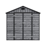 8x4ft Apex Roof Garden PP Tool Shed Outdoor Patio Storage House, GS010048GS010049GS010050