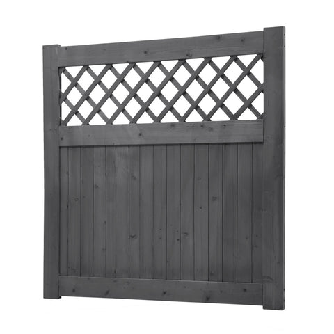 Rhombus Garden Wood Fence Gate, LG1422 (Ver.2)