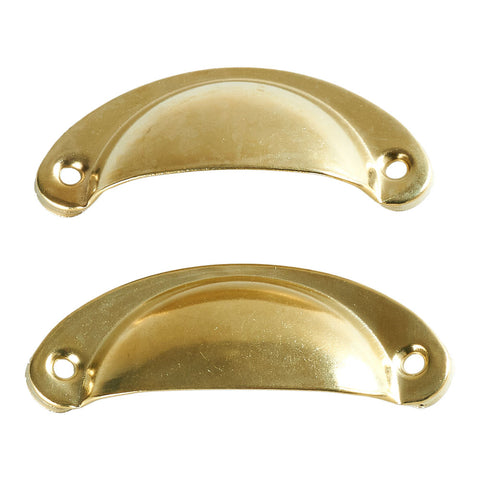 Vintage Shell Cup Furniture Handles Set of 2, ZY0088 (Ver.2)