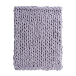 Stretchable Chunky Knit Handwoven Chenille Throw Blanket, SC0355