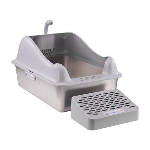 Large Stainless Steel Cat Litter Box, CW0089