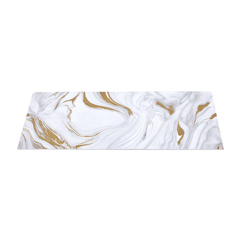 Livingandhome 10pcs Peel and Stick Marble Wall Sticker, SW0946