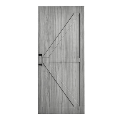 Wooden Barn Door with Sliding Hardware Kit and Handle, LG1064LG1129