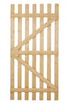 Livingandhome Garden Wood Fence Gate with Latch, LG1242