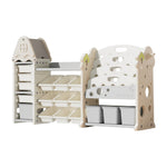 Kidkid Kids Large Plastic Toy Storage Organizer and Bookshelf Combination, FI1038