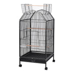 Open Play Top Metal Pet Bird Cage with Casters, CT0906